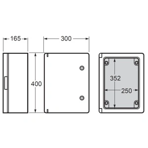 Tablou electric Magna 300x400x165mm IP65 Famatel - Img 3