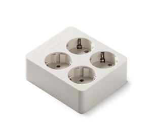 Capat prelungitor 4 prize schuko 230V 16A patrat Famatel