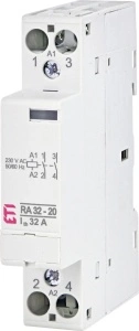 Contactor pe sina 32A 2NO , bobina 230V AC ETI