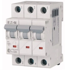 Intrerupator automat modular 3P 6A 4,5kA clasa C Eaton