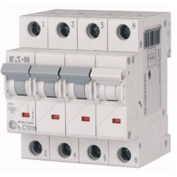 Intrerupator automat modular 3P+N 10A 4,5kA clasa C Eaton