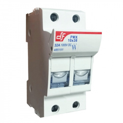 Separator cu fuzibil 10x38 2p 1000V DC max 32A DF Spania