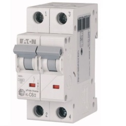 Intrerupator automat modular 2P in 2M 6A 4,5kA clasa C Eaton
