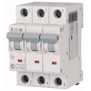 Intrerupator automat modular 3P 10A 4,5kA clasa C Eaton
