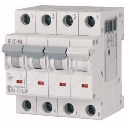Intrerupator automat modular 3P+N 16A 4,5kA clasa C Eaton
