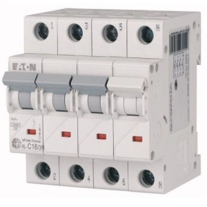 Intrerupator automat modular 3P+N 16A 4,5kA clasa C Eaton