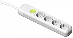 Prelungitor 4 prize schuko 230V 16A cablu 3X1,5mmp 1,5m cu intrerupator luminos Famatel