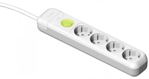 Prelungitor 4 prize schuko 230V 16A cablu 3X1,5mmp 1,5m cu intrerupator luminos Famatel