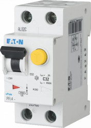 RCBO Intrerupator automat/ diferential combinat 1P+N 40A/30mA 6kA clasa C Eaton