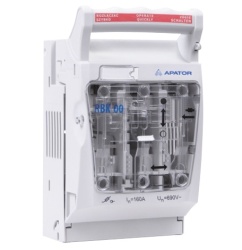 Separator MPR GR00 160A 3P, orizontal, cu prindere pe placa de montaj