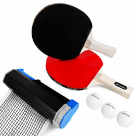 Set tenis de masa cu palete, fileu, mingi Spokey Roll Joy