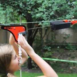 Sistem de franare tiroliana Slackers Zipline - Img 4