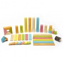 Set 42 piese din lemn magnetic, Tegu Tints - Img 5