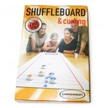 Joc de masa 2 in 1 Curling si Shuffleboard
