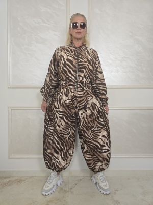 Дамски комплект Zebra с животински принт