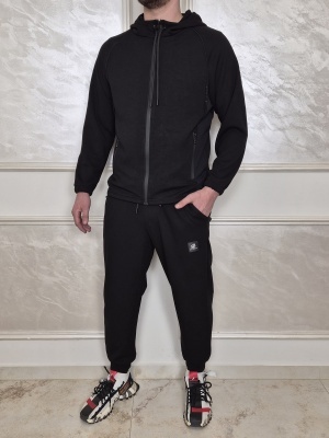 Мъжки спортен екип в черно Premium Black