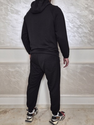 Мъжки спортен екип в черно Premium Black