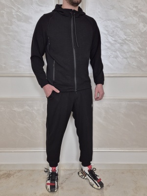 Мъжки спортен екип в черно Premium Black