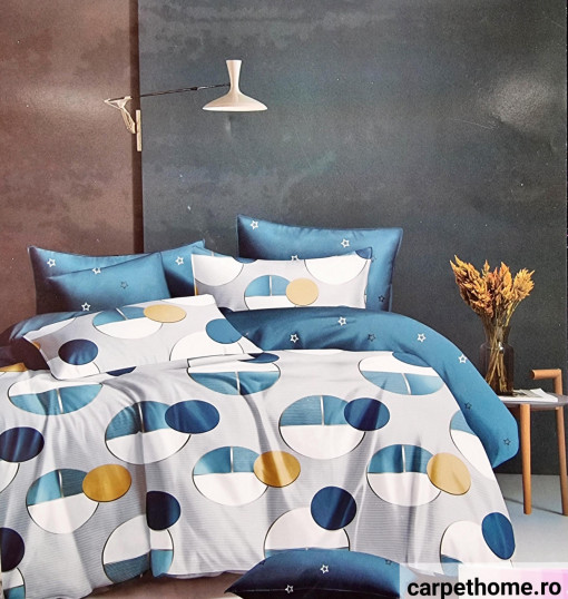 Lenjerie Pat ,Finet Fin, Calitate 2 Persoane,6 Piese HOMC-6130