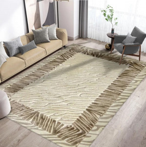 Covor Modern,Mira,Barok,Living,Dining Room,Dormitor,Sufrageri,Hol,Chenar BEJ,MARO