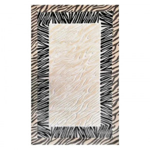 Covor Modern,Mira,Living,Dining Room,Dormitor,Sufragerie,Hol ,Model BAROK ,Chenar BEJ,GRI - Img 2