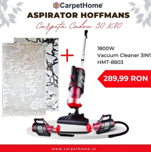 Aspirator vertical, HOFFMANS + carpeta cadou 50×80; 1800W,Vacuum Cleaner 3 IN 1, HM-8803 - Img 1