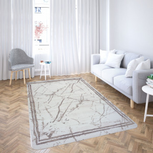 Covor Modern, Lizy,Elegant,Living,Dining Room,Dormitor,Sufragerie, Hol , Alb/ Bej