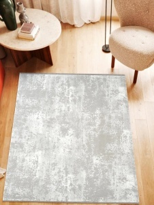 Covor /Modern/PIERRE /ANEMON/ Gri/ Alb , Living,Dining room,Sufragerie,Dormitor,Hol  - Img 3