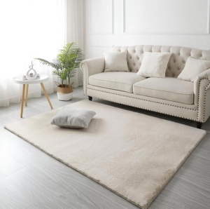 Covor Modern Pufos Raschel Softline Bej - Living, Dining room ,Sufragerie, Dormitor, Hol