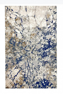 Covor Modern ,Eva, Elegant,Living,Dormitor,Sufragerie,Hol, Gri /bej/indigo/Model Abstract - Img 2