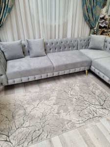 ,,Covor Modern" Living/Elegant/Dormitor/Sufragerie/Gri/Gri/ELIF - Img 1