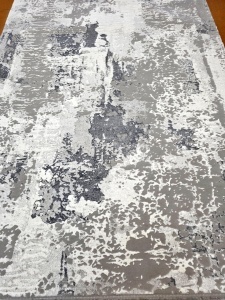 Covor/ PIERRE /Anemon/ Gri/Alb/Antracit/Living/Dining room,Sufragerie/ Dormitor/Hol