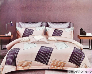 Lenjerie Pat ,Finet ,Fin,Calitate ,2 Persoane,6 Piese ,HOMC-6128