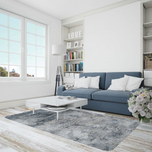 Covor Modern,Premium, Living,Dining Room, Modern, Elegant, Dormitor,Sufragerie,Hol ,Gri,Argintiu,Maro, Lisa - Img 5