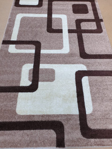 Covor Modern,Saray,Elegant,Living,Dining Room,Dormitor,Sufragerie,Hol,Bej,Maro - Img 1