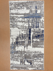 Covor Modern,Lizy,Living,Dining Room,Dormitor,Sufragerie,Hol , Alb/Gri/Bleu - Img 2