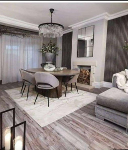 Covor Pufos, RASCHEL SOFTLINE, ALB , Living, Dining room, Sufragerie, Dormitor, Hol - Img 4