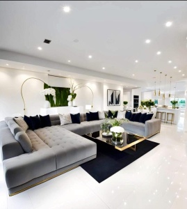 Covor Modern,Pufos, SOFTLINE, Negru , Living,Dining room,Sufragerie,Dormitor,Hol - Img 1