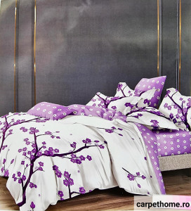 Lenjerie Pat ,Finet Fin,Calitate ,2 Persoane,6 Piese HOMC-6118