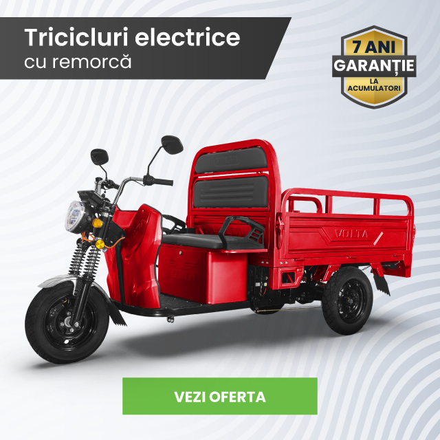 Triciclete electrice cu remorca