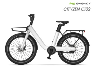 Bicicleta Electrica 250W, MS Energy Cityzen C102, Baterie 36V 9.6Ah, Autonomie 70 km, Roti 24 inch - Img 8