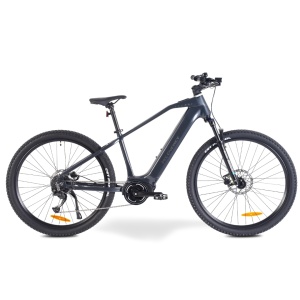 Bicicletă electrică MTB MS Energy Perun M200, motor central Ananda 250W, baterie 48V 15Ah, autonomie 90–130 km, negru - Img 3