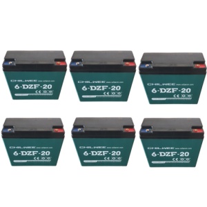 Set 6 baterii, acumulatori, pentru Voltarom Hercules 72V-20AH