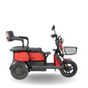 Triciclu Electric, Fara Permis, Motor 1000W, APM2 Rosu, Autonomie pana la 36km, viteza maxima 25 km pe ora, Omologat RAR, voltarom.ro,291730