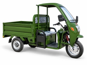 Triciclu Electric Voltarom JK160 Cargo, Fara permis, Autonomie 80 km, 25 km/h, cu Cabina - Img 4