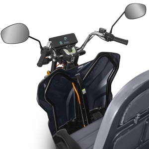Voltarom Hercules, motor 3900W, 72V, 60 AH, viteza maxima 25 km pe ora, pana la 70km autonomie, Fara Permis, Triciclu Electric VT5, Tuk Tuk, Gri - Img 8