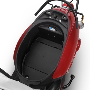 Voltarom S2, motor 2000W, viteza maxima 45 km pe ora, autonomie pana la 60 km, Scuter Electric cu Permis, visiniu - Img 4