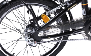 Bicicleta Pliabila Pegas Camping 3S Negru Mat ( AL ), voltarom.ro,8411