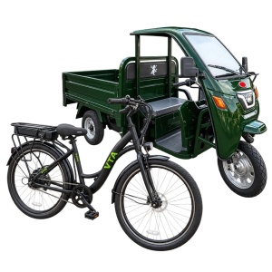 Pachet electric Voltarom JK160 Cargo 1500W + bicicleta electrica VB3 Neo 250W