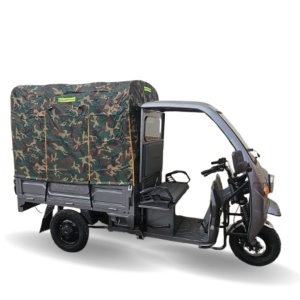 Prelata impermeabila camuflaj VT5 pt triciclu electric VT5 - inclus accesorii de montaj - Img 3